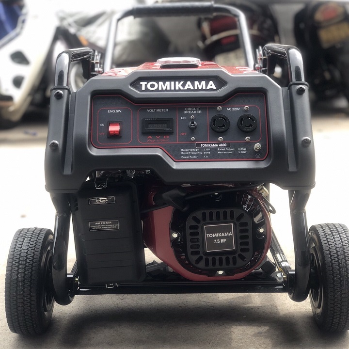 Máy Phát Điện Chạy Xăng 3KW Tomikama 4800