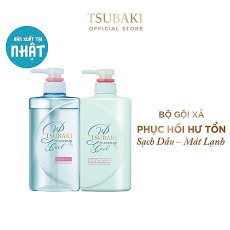 Bộ đôi gội xả TSUBAKI PREMIUM COOL