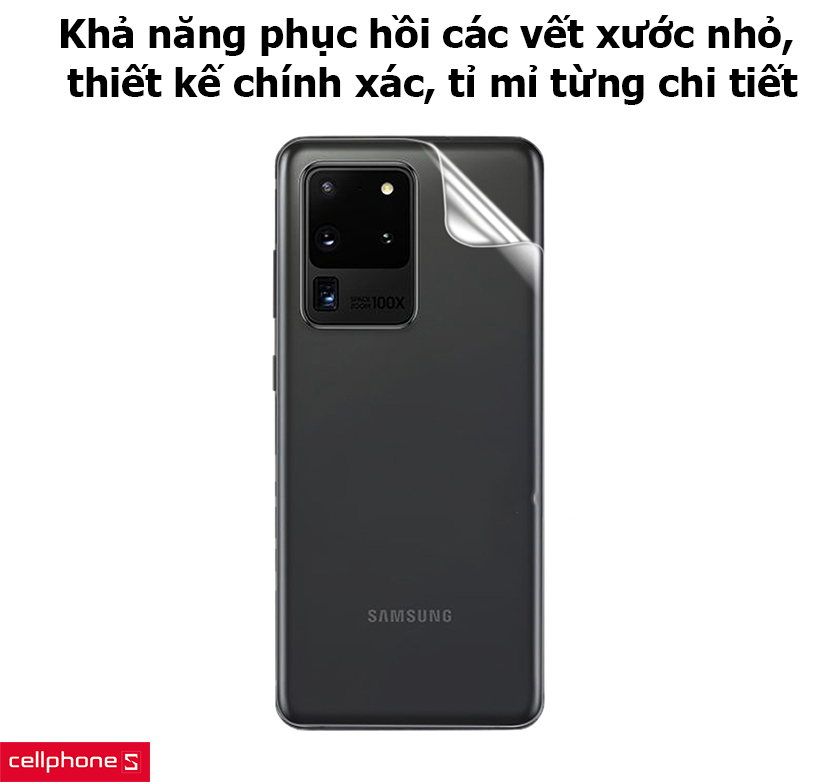 Miếng Dán PPF Mặt Sau Cho Samsung Galaxy S20 Ultra, Dán Lưng Samsung