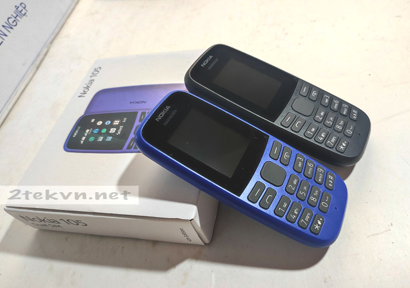 [MỚI FULL HỘP]Điện thoại 2 sim Nokia 105 (2019) giá rẻ pin trâu