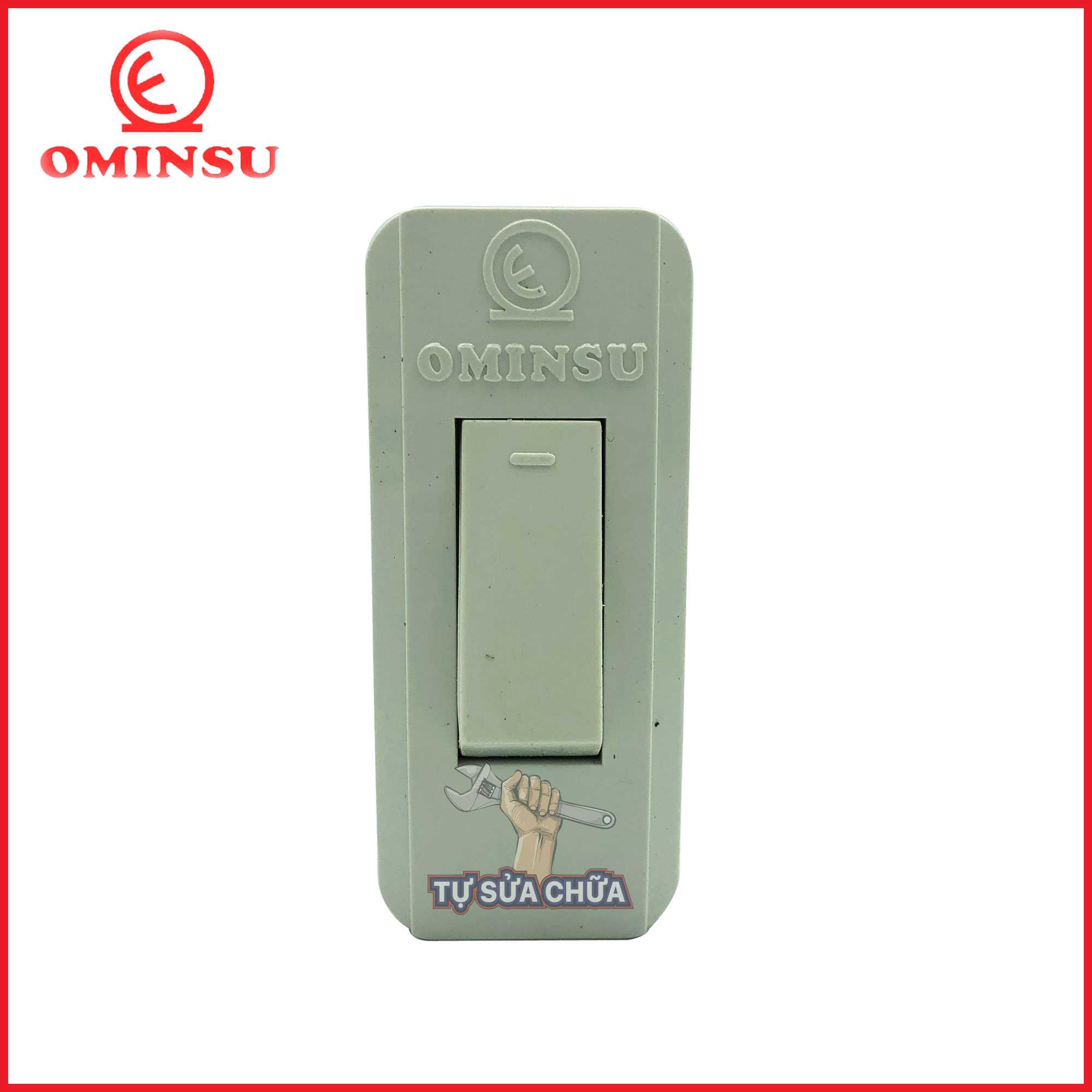 Công tắc quả nhót Ominsu QN1T loại cực đúc 5A-250V dễ đấu, lỗ đồng dẫn điện tốt, vỏ nhựa chống vỡ