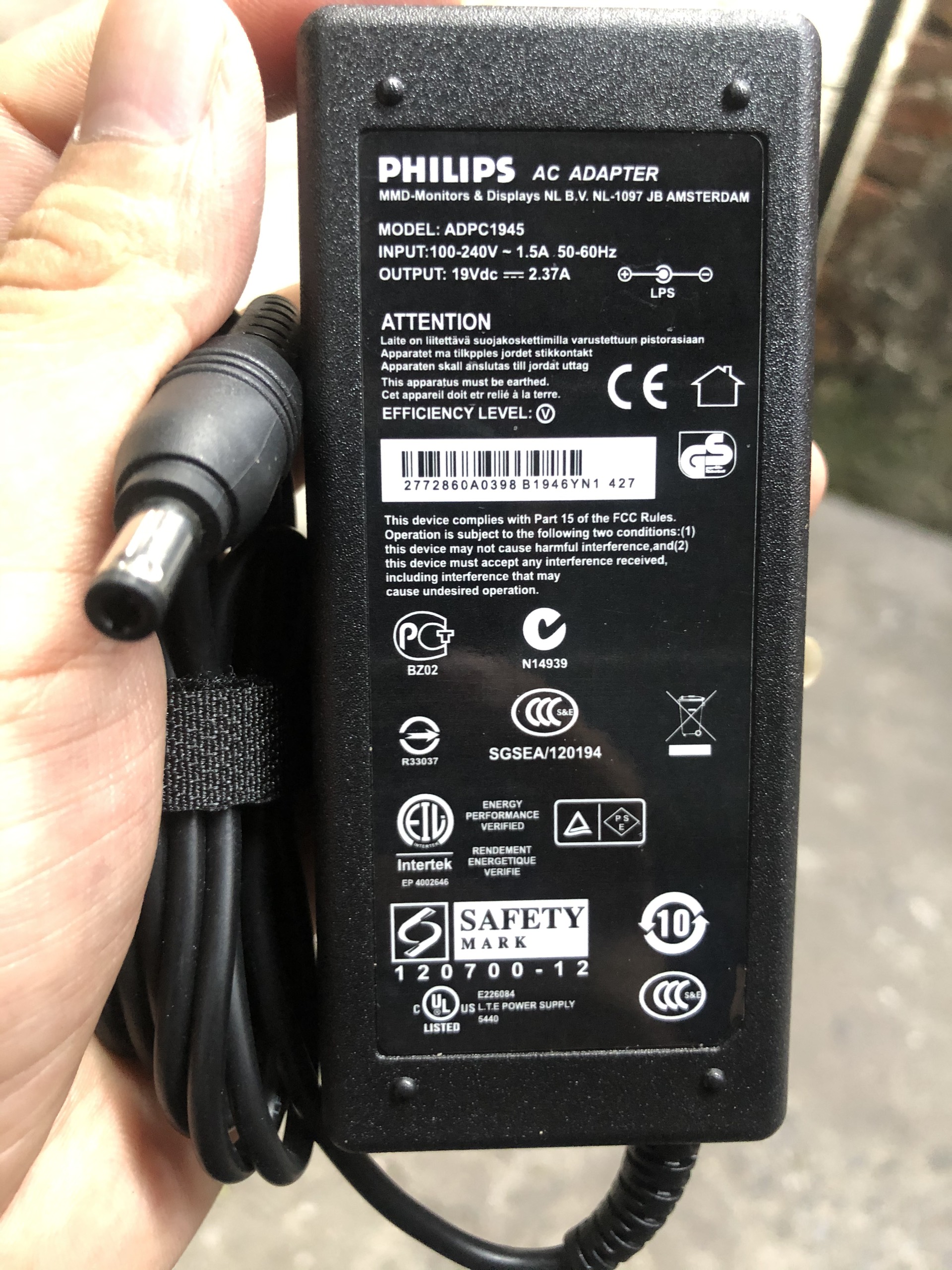 Dây nguồn màn hình máy tính AOC 19V