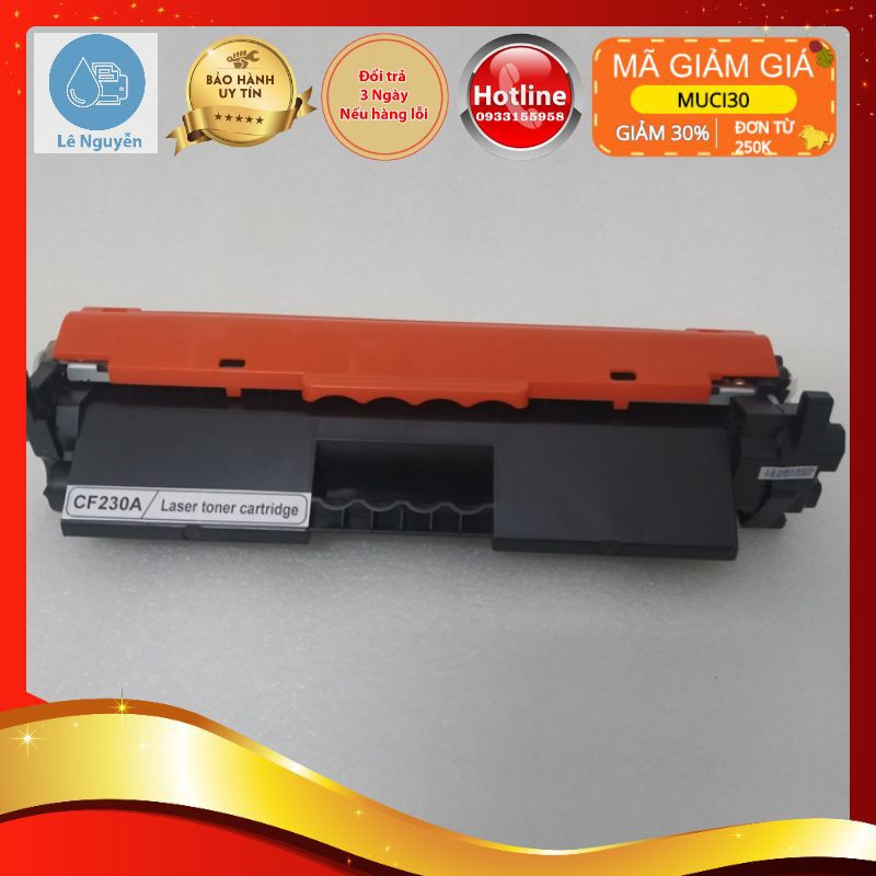 Hộp mực 30A có chip giá gồm thuế VAT 10% in được 1600 trang full box