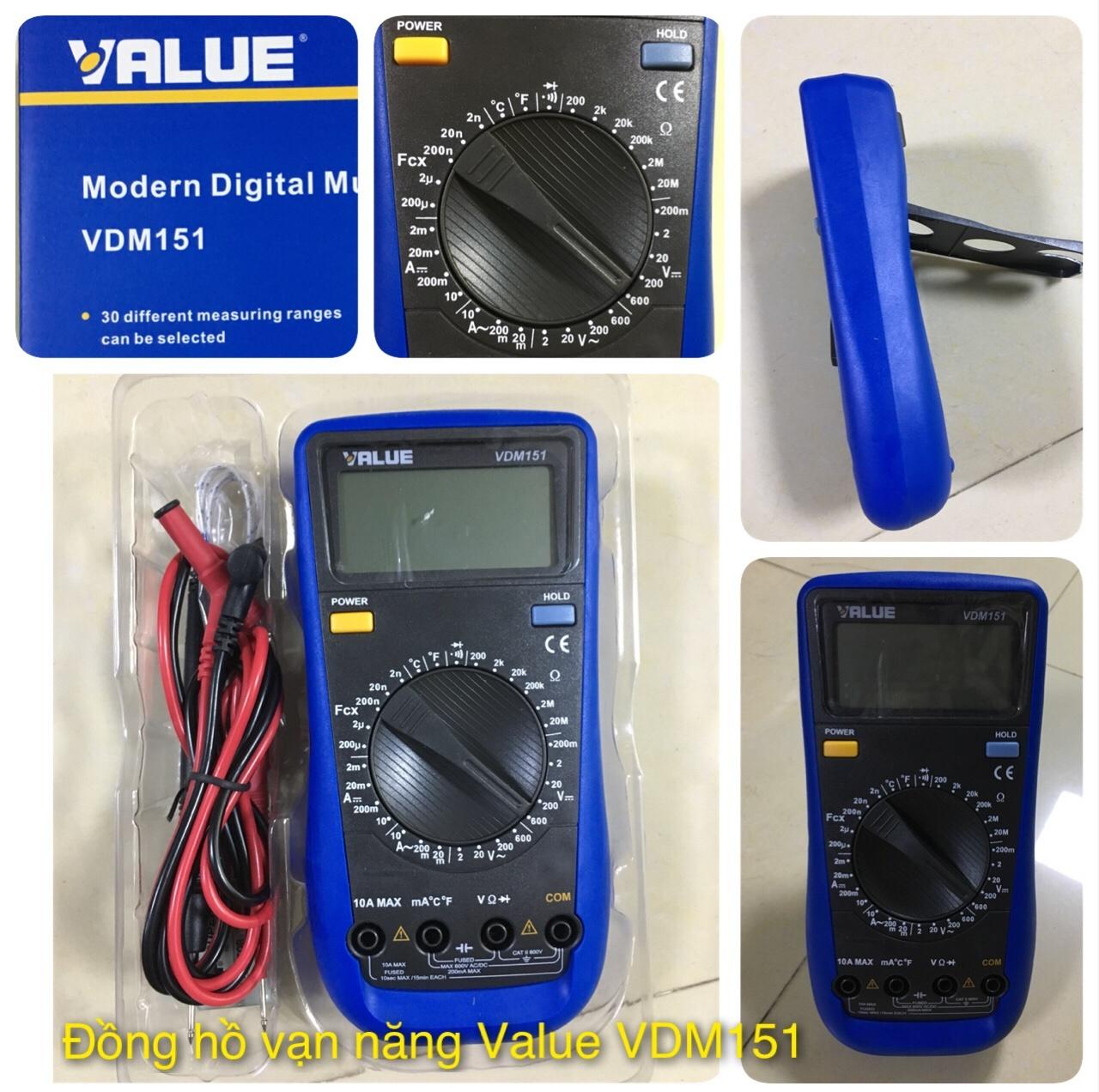 Đồng Hồ Vạn Năng VALUE Model VDM-151