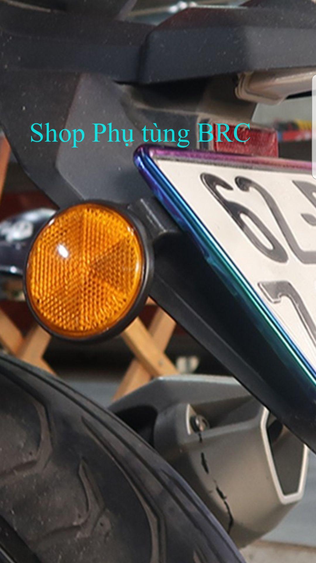 Mắt mèo màu xanh dương gắn biển số