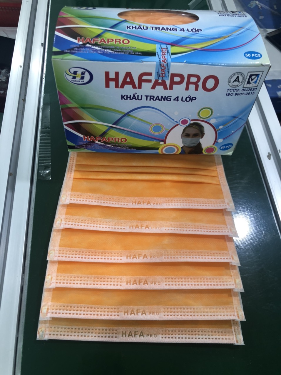 [Hàng kiểm định] - Khẩu trang 4 lớp HafaPro (50 cái/hộp)