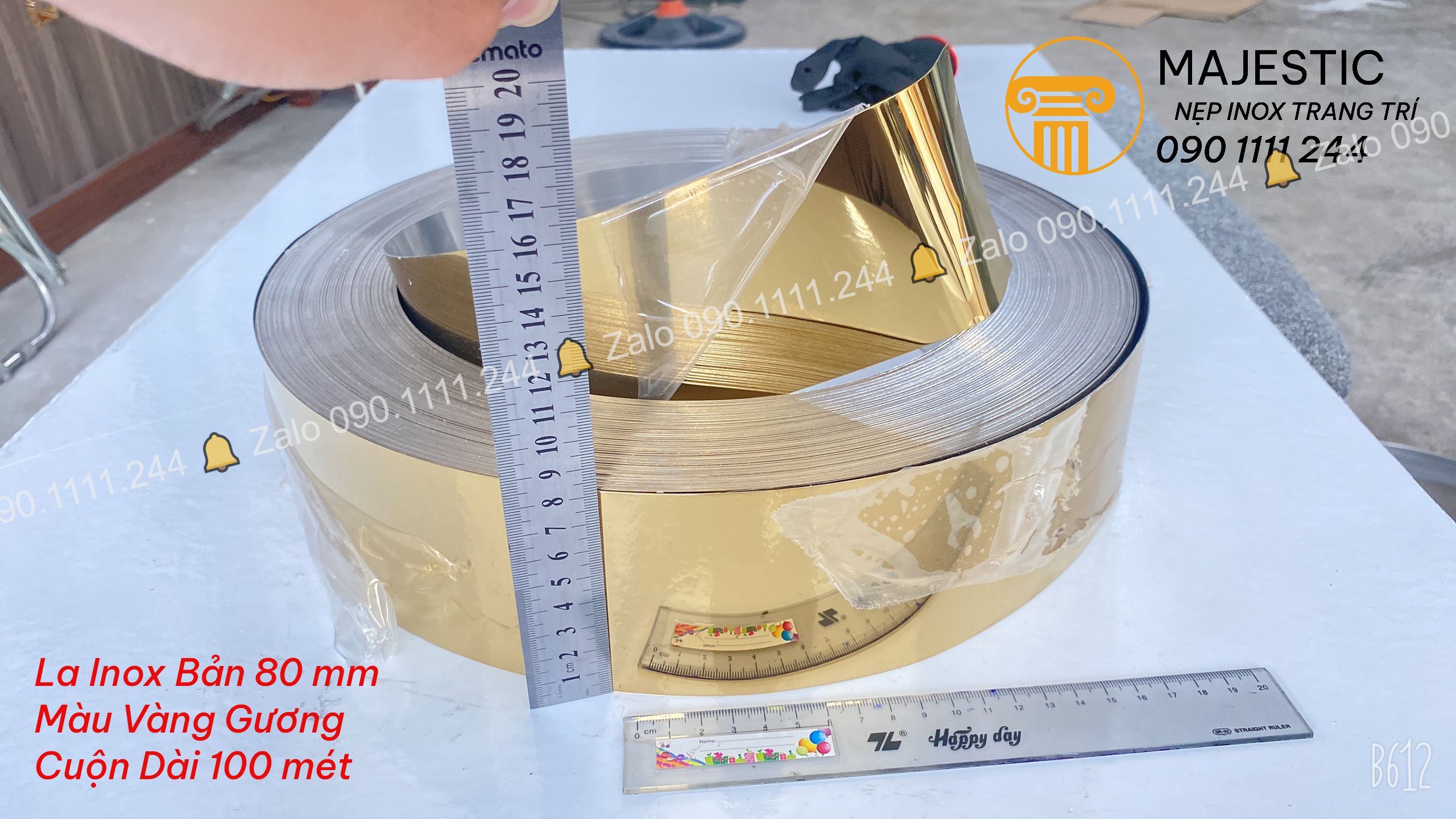 La Inox Trang Trí 4cm/ 5cm/ 6cm/ 8cm ( cuộn )