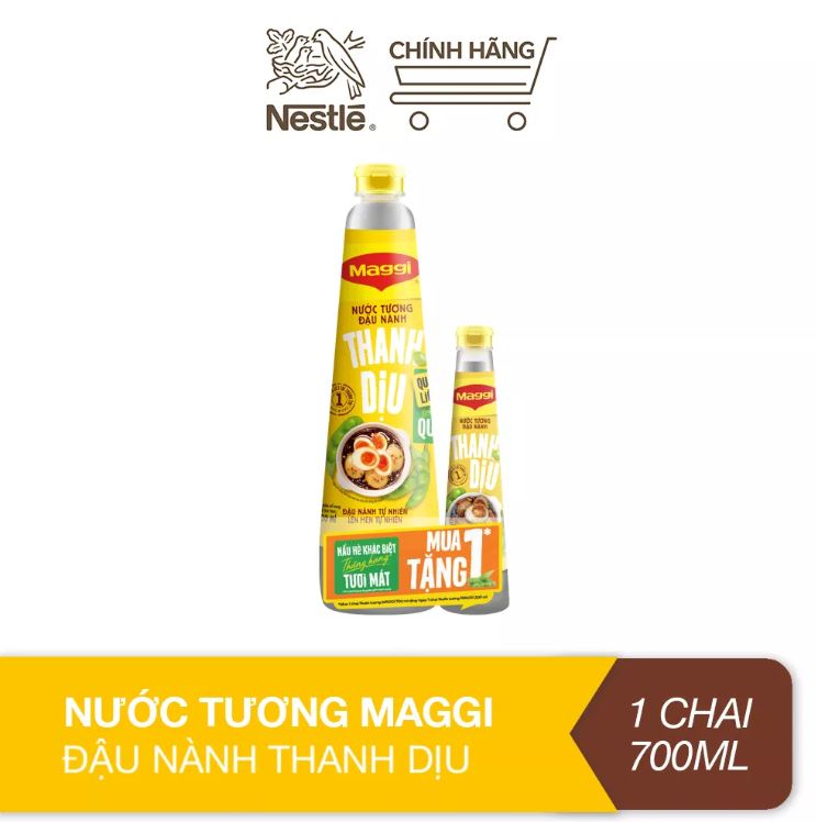 Nước tương Maggi đậu nành thanh dịu 700ml