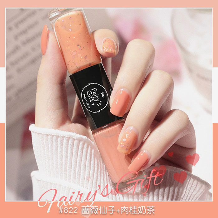 [HCM]Sơn móng tay sơn 2 đầu mã 822-825 (sơn thường không cần hơ đèn) 12ml