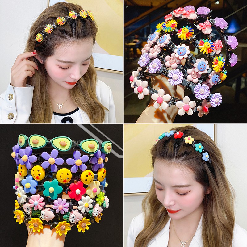 Bờm kiêm kẹp tóc trái cây siêu cute