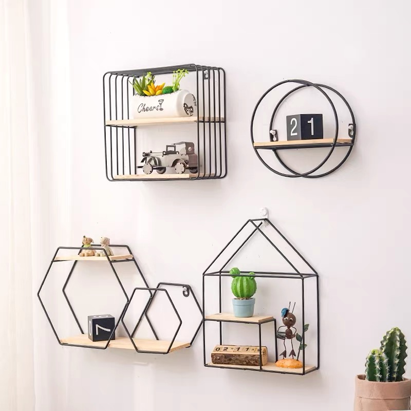 [Image real]-shelf wall mounted Crystal wood decor, home decoration, để Đồ super beautiful