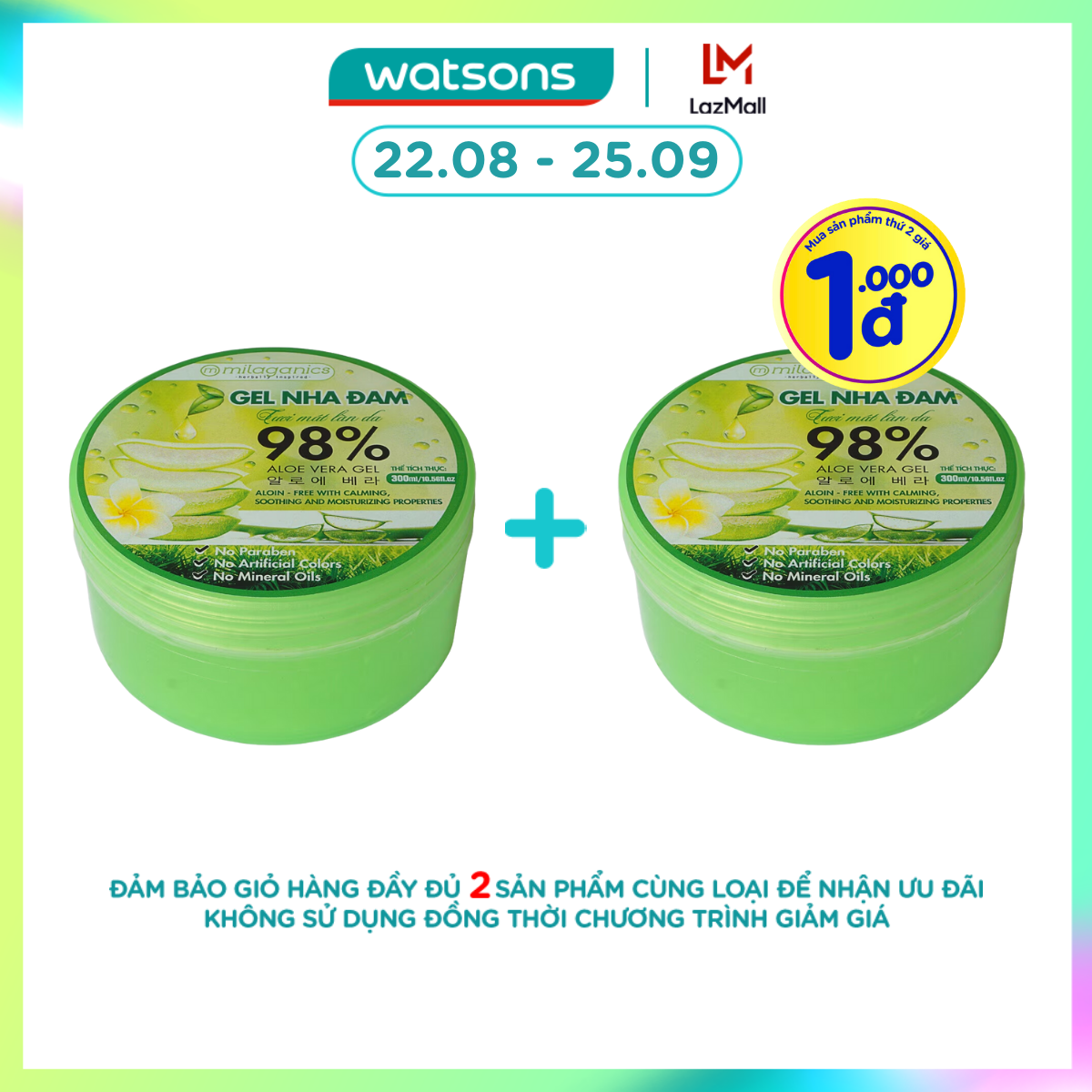 Gel Nha Đam Milaganics 300ml
