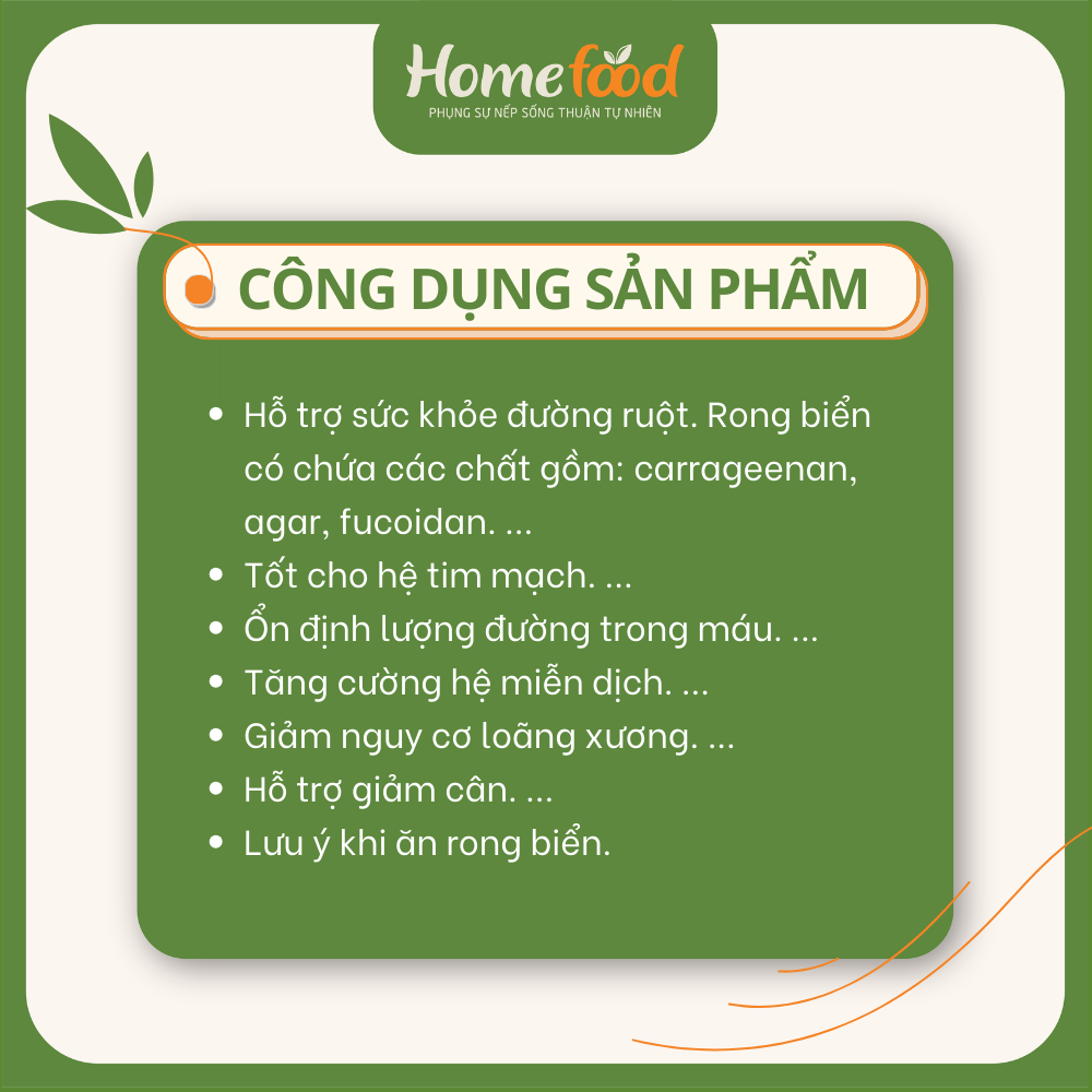 Rong biển nấu canh Hàn Quốc 100gr