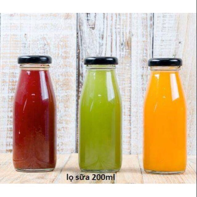 Lọ thủy tinh 200ml nắp thiếc, lọ thủy tinh làm pudding, sữa chua 200ml