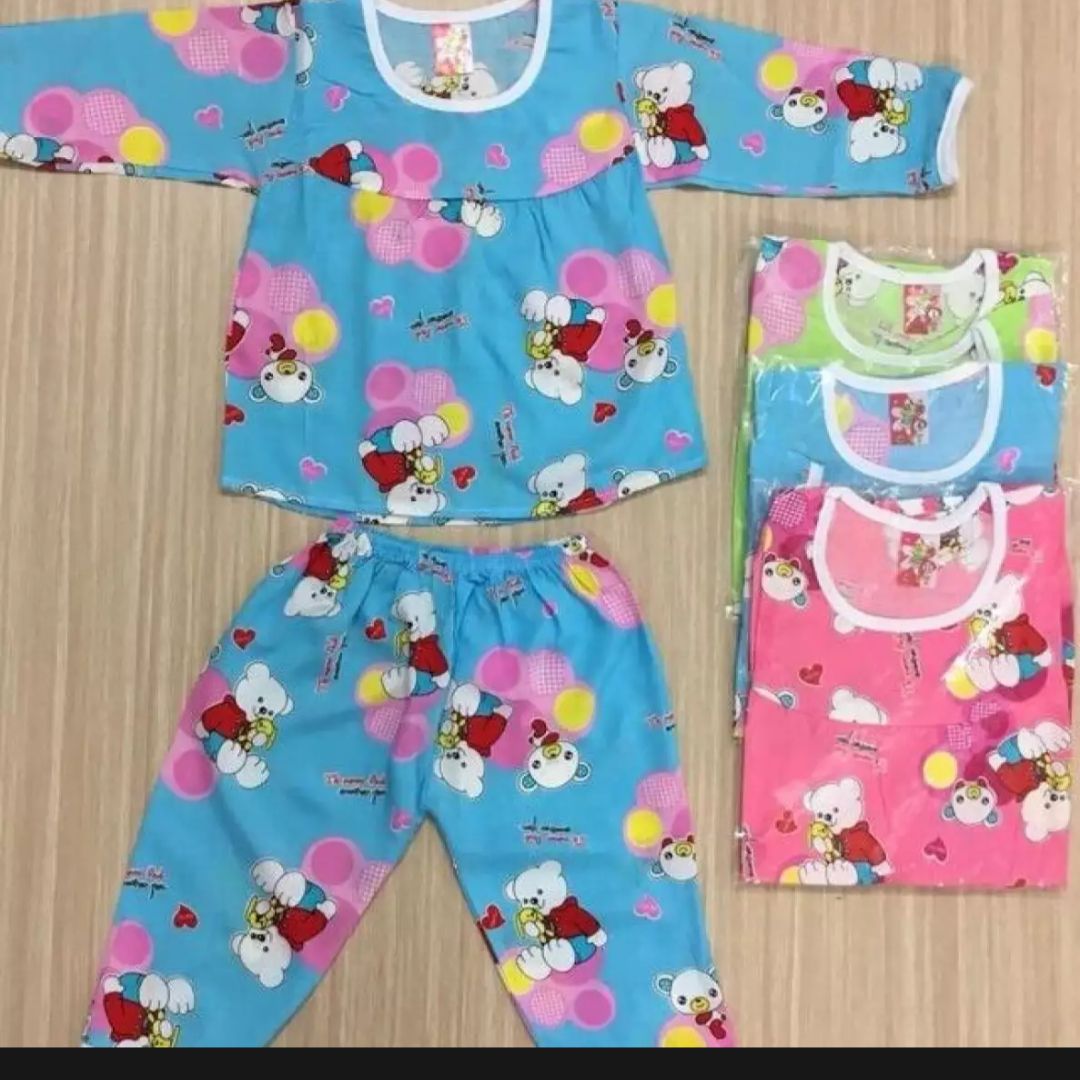 [HCM]combo 3bộ đồ dài tolelanh cho bé gái