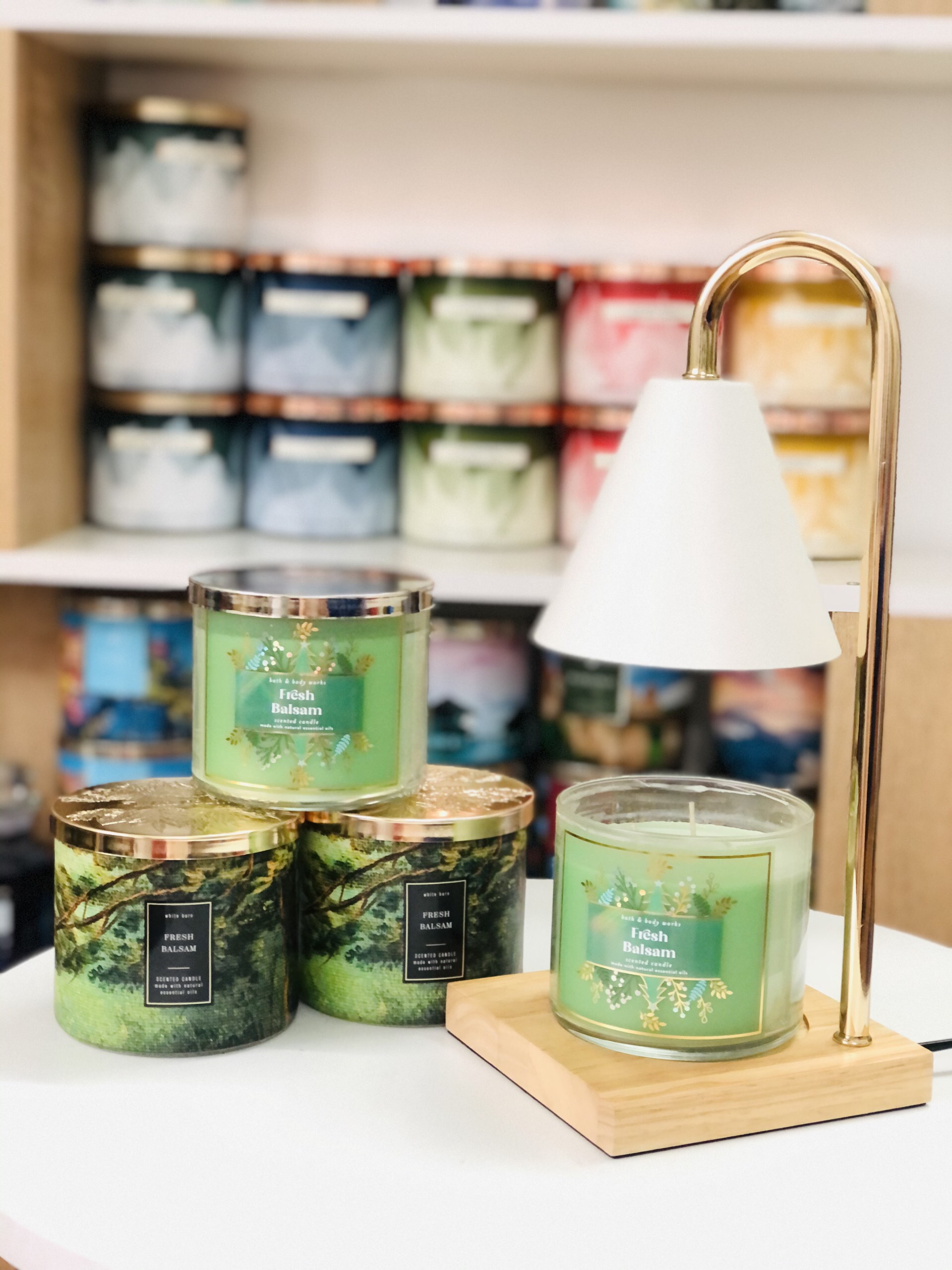 < BBW USA > Nến thơm Bath & Body Works FRESH BALSAM 3 bấc 411g