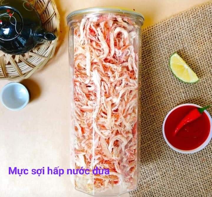 MỰC HẤP NƯƠC DỪA XÉ SỢI- 300gr