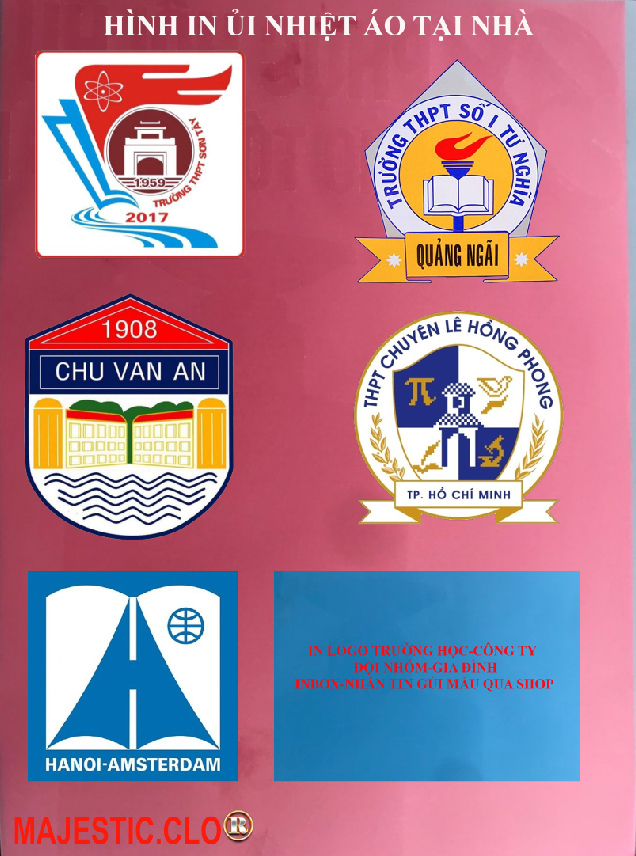 Logo sticker for children school