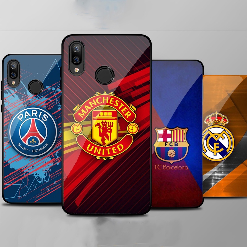 Ốp Lưng XIAOMI REDMI NOTE 7 NOTE 7 PRO REDMI 7 mặt kính cường lực cao cấp In hình Câu Lạc Bộ Bóng Đá