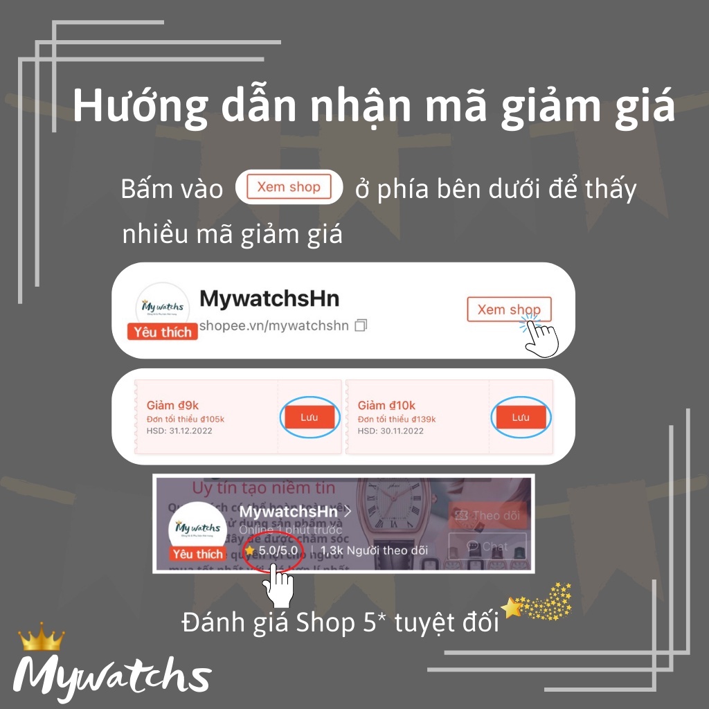 Đồng hồ nam, nữ thời trang