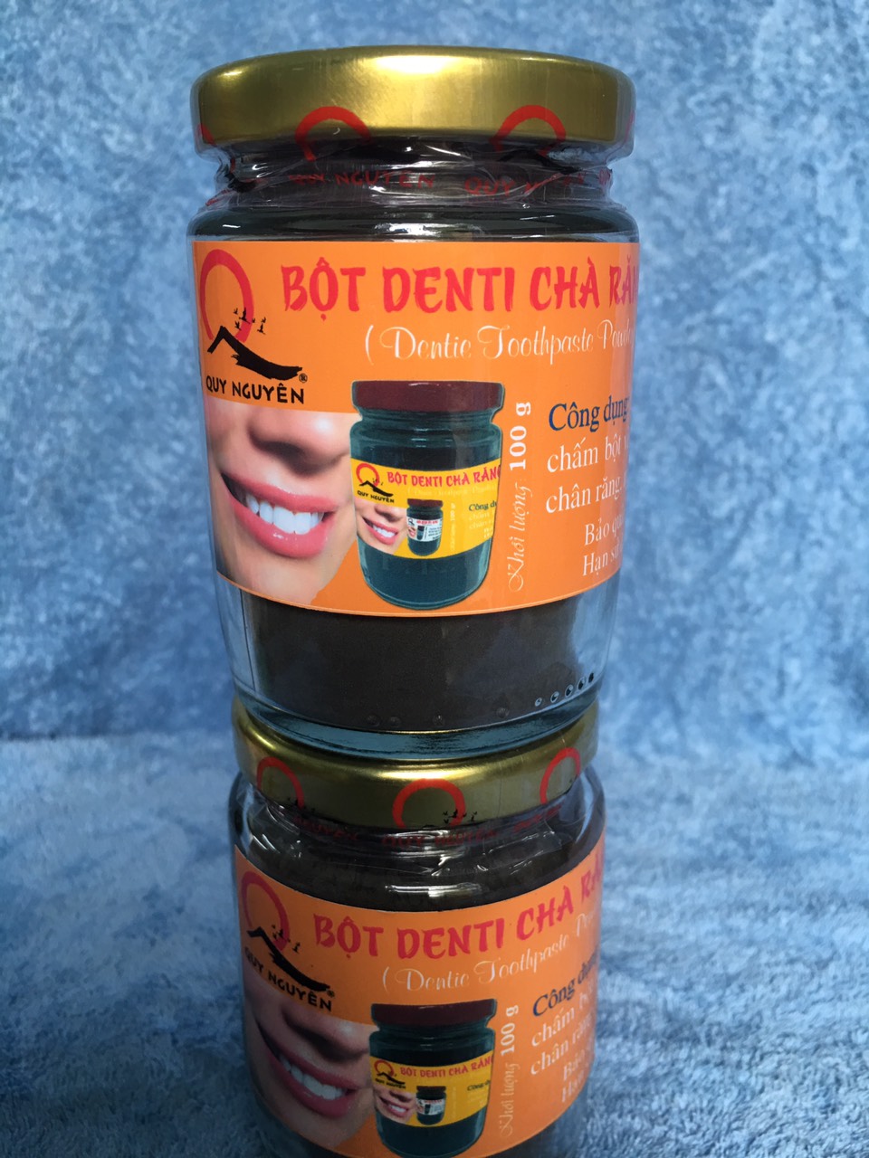 Bột Denti chà răng Quy Nguyên-100gr