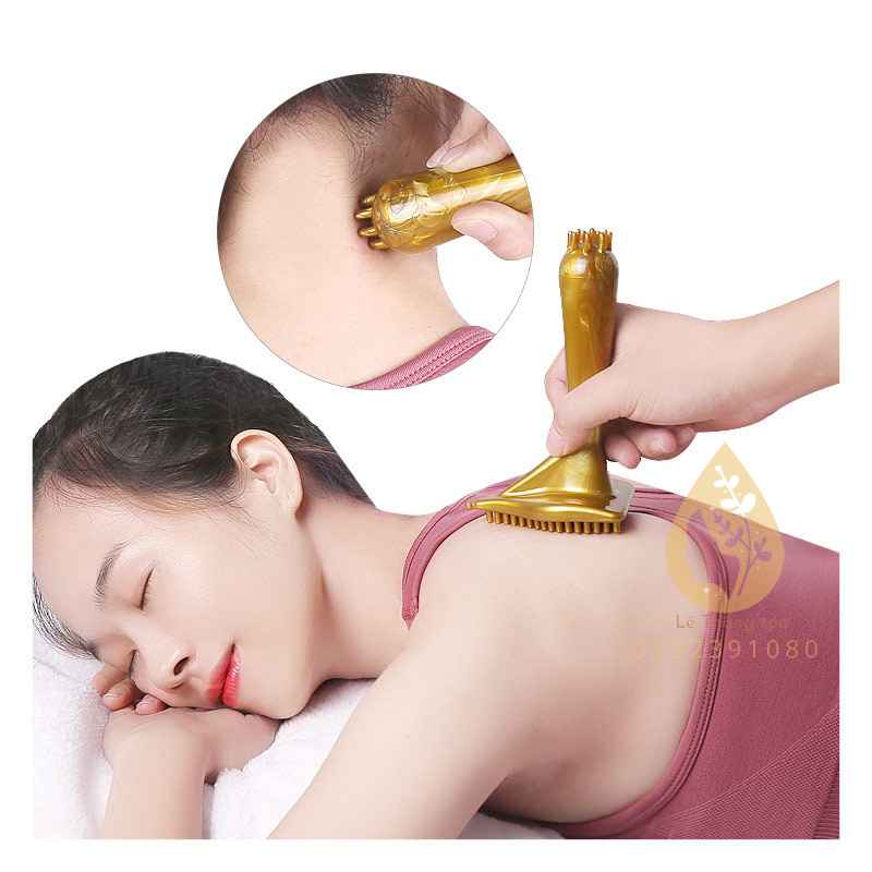 Bàn chải đả thông kinh lạc, massage body spa