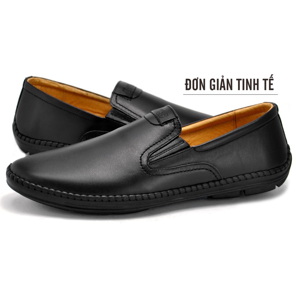 >> BÁO GIÁ GIÀY TÂY NAM NGỌC ĐƯỢC NG015 | Shopee Lazada Sendo Tiki mới nhất 128 (2 màu) Giày lười nam Polo - Giày mọi nam da bò 2 lựa chọn màu nâu và màu đen, giày da nam PU sang trọng, lịch lãm - Giày tây nam công sở được nhiều bạn trẻ ưa chuộng HOT nhất 2021- Thời trang ALVIDA