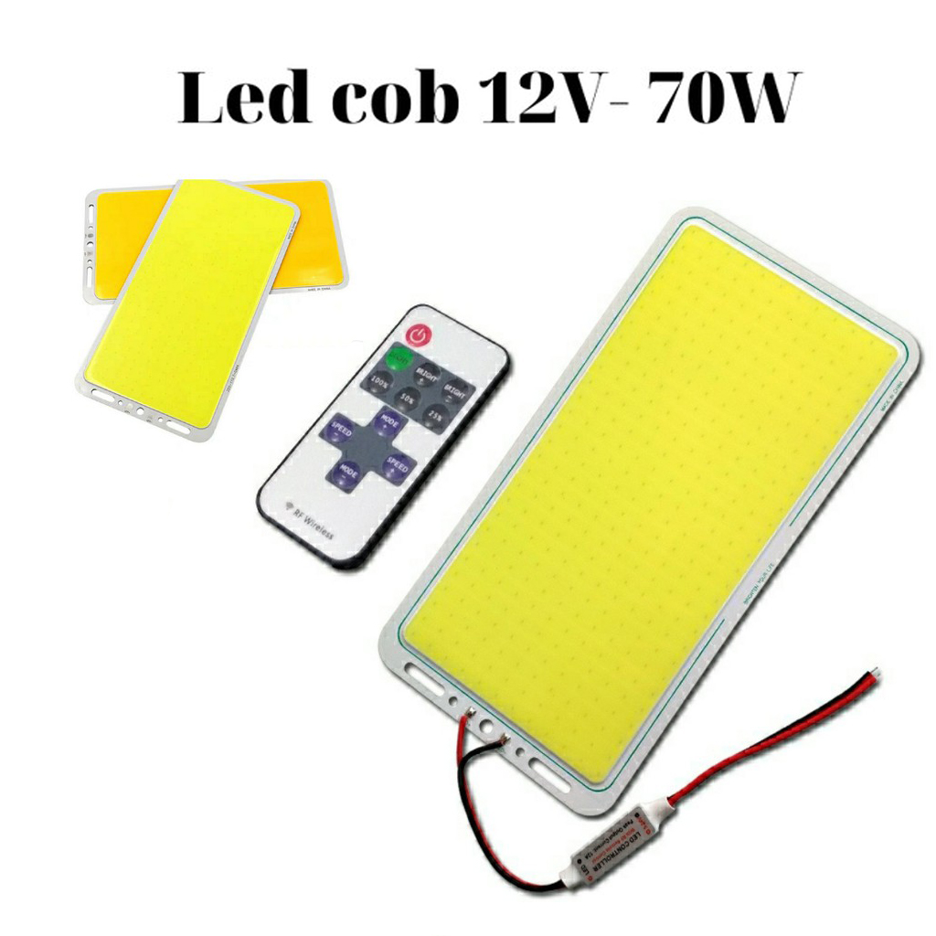 Bảng đèn Led COB công suất 70W siêu sáng 12V - 14V Module Led Panel dùng làm đèn pha đèn cắm trại đèn chiếu sáng
