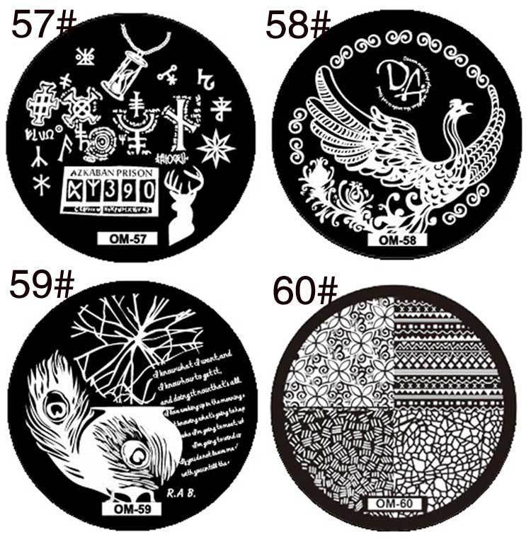 Khuôn in vẽ móng 60 mẫu