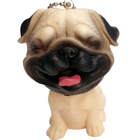 Móc khóa chó vàng mặt xệ CUTE