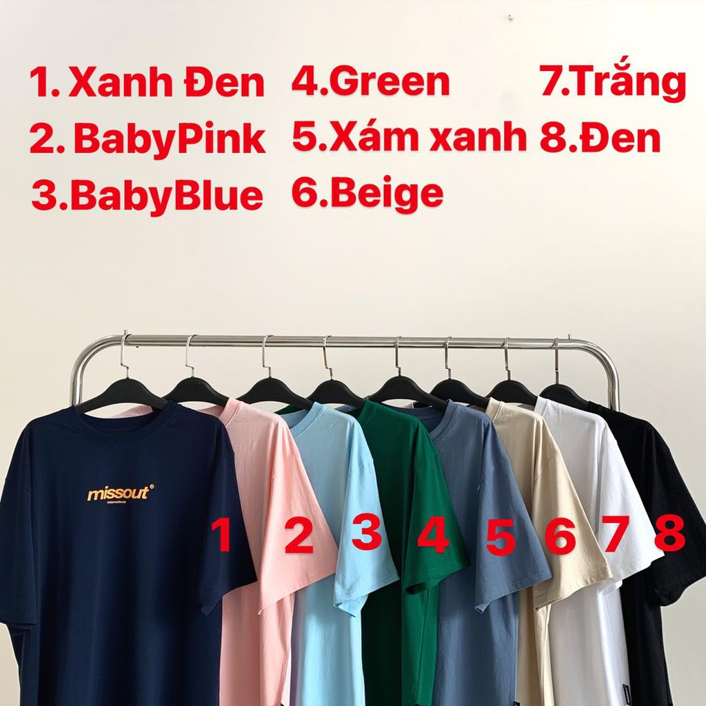 ÁO THUN MISSOUT BASIC SS4