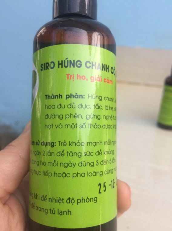 Siro Húng Chanh Cô Đặc Mộc Tâm