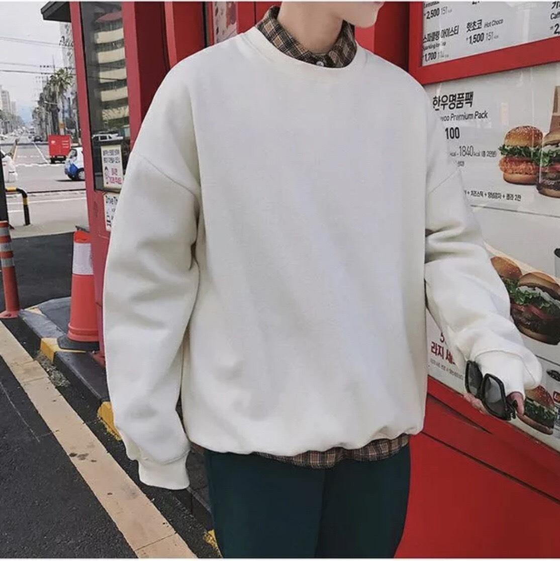 ÁO SWEATER NAM (NỮ) TRƠN SIÊU PHẨM PU22