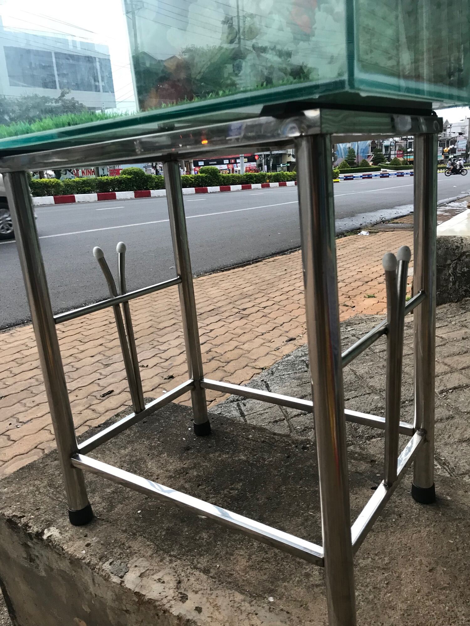 [FreeshipMAX] Chan hồ cá INOX 50*35*60 rất rẻ bền vá đẹp