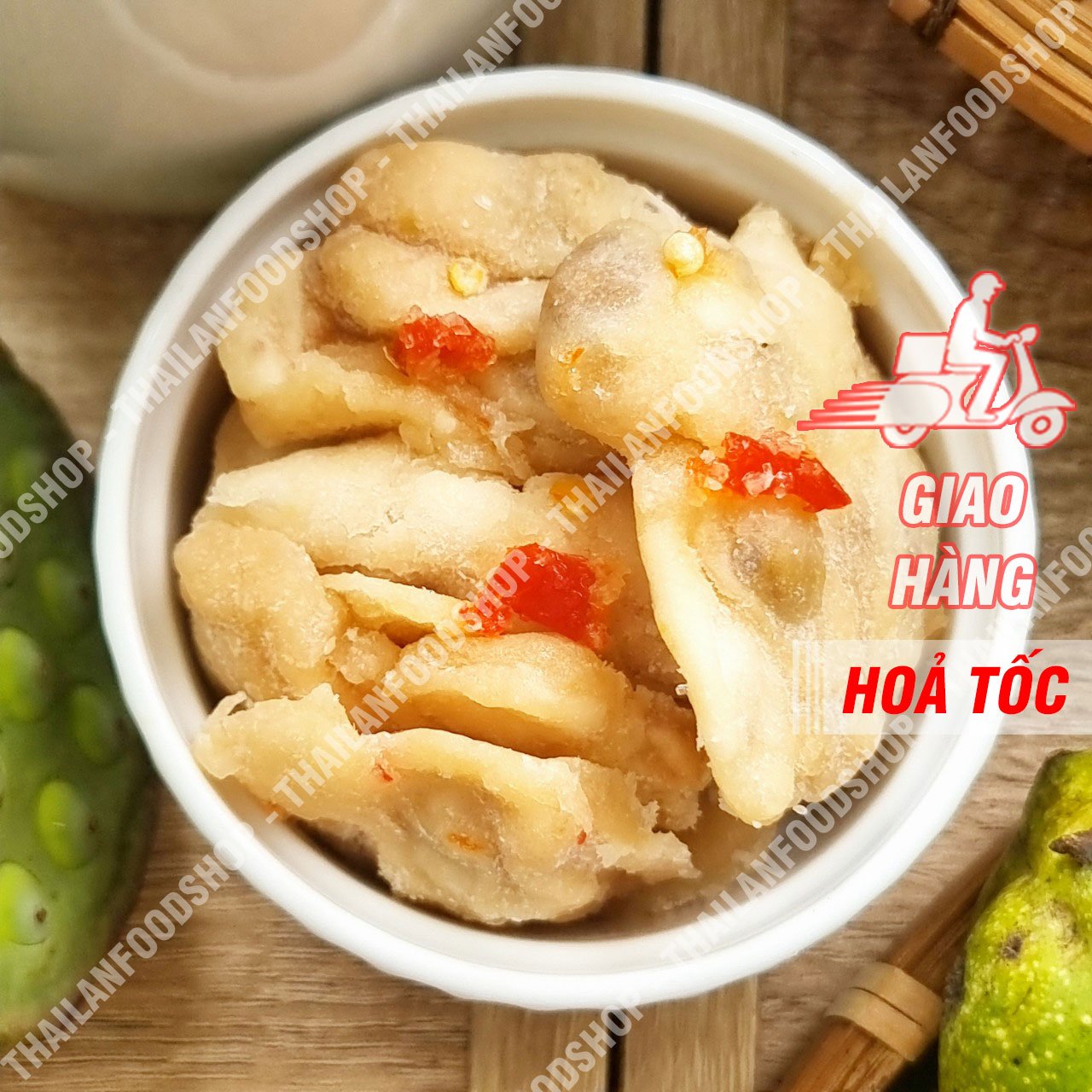 Mãng Cầu Sấy Muối Ớt Lon 500Gram
