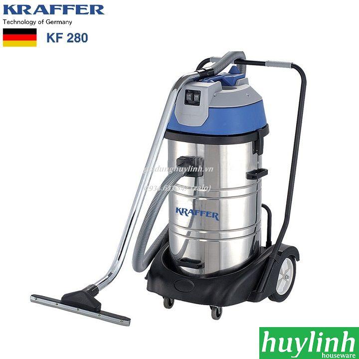 [HCM][Trả góp 0%]Máy hút bụi công nghiệp Kraffer KF280 - 90 lít