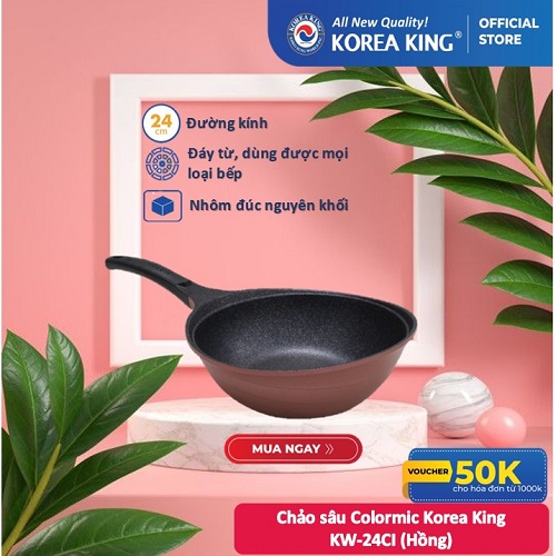 Chảo sâu Korea King KW-24CI (size 24cm)