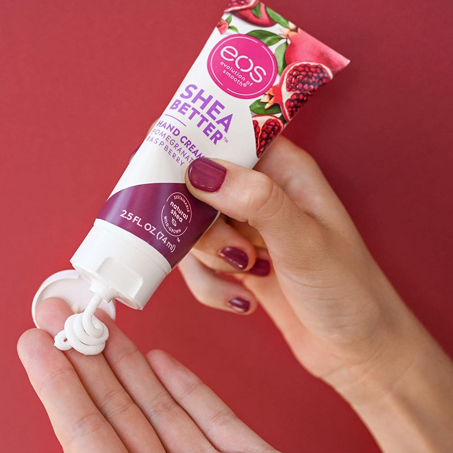 Kem dưỡng da tay eos Shea Better Hand Cream - Pomegranate Raspberry (74ml) - Pink Citrus (74ml)