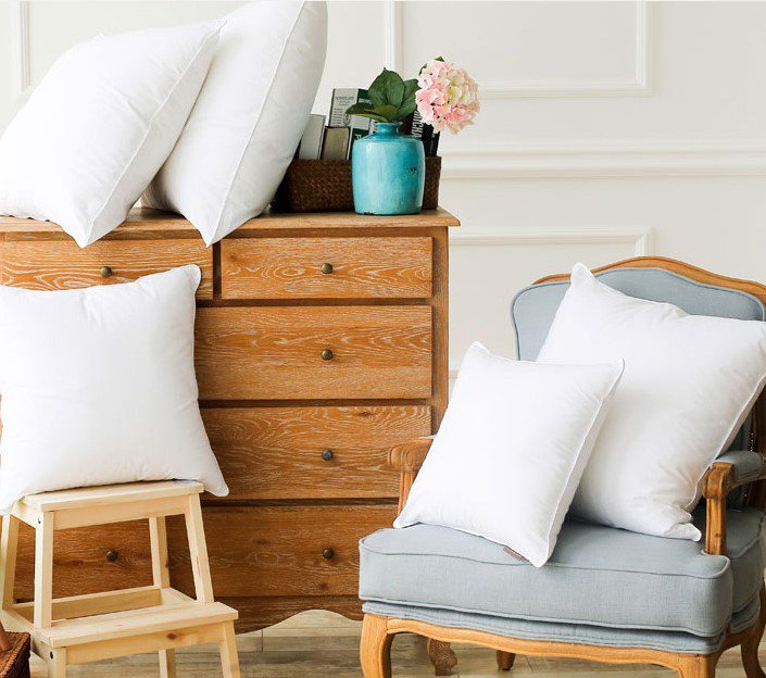 Ruột gối vuông sofa, gối tựa lưng size 45cm