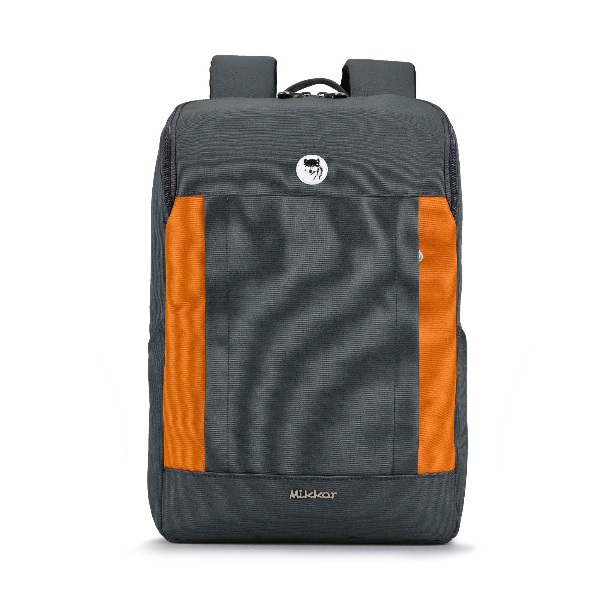 Balo Laptop Mikkor Kalino – Graphite / Orange
