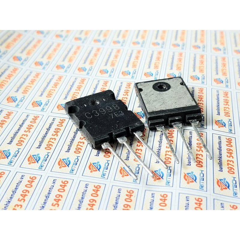C3998 2sc3998 3998 transistor npn 25a 1500v to-3pl tháo máy