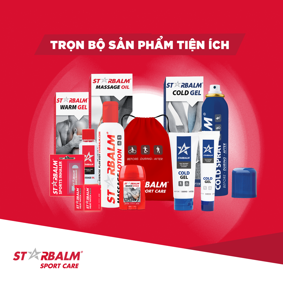 Chai Lăn Làm Nóng Starbalm 75Ml