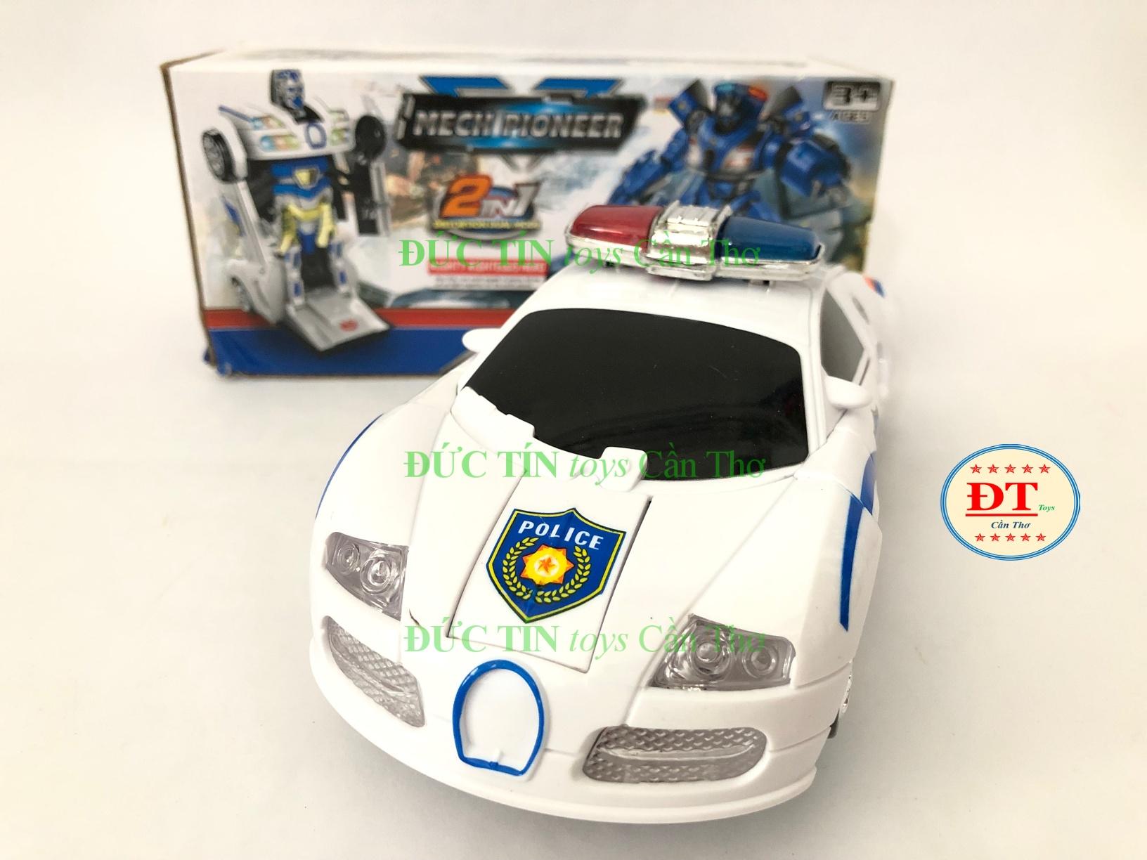 ĐỒ CHƠI XE CẢNH SÁT CHẠY PIN BIẾN HÌNH ROBOT