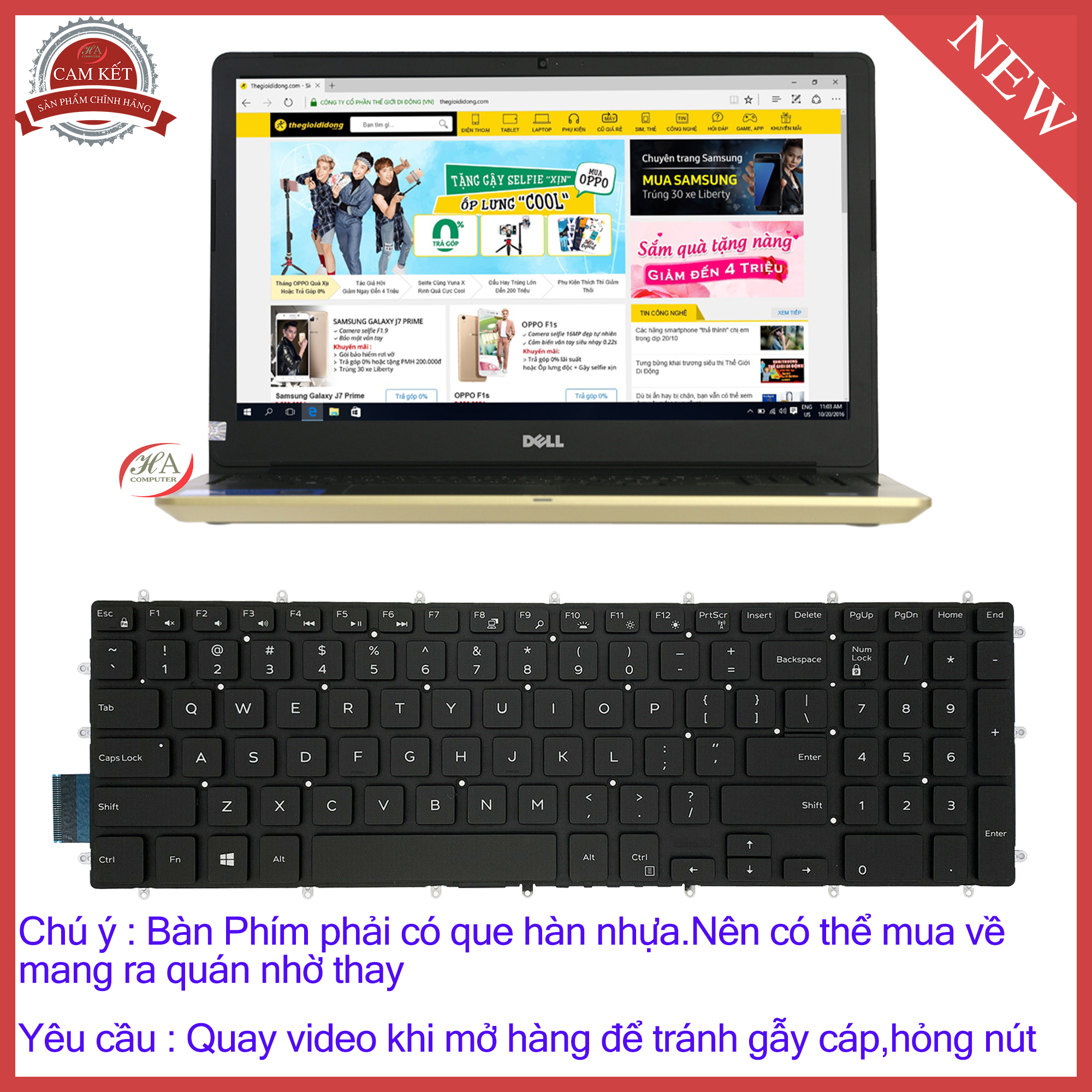 Keyboard Dell Vostro 15 5568