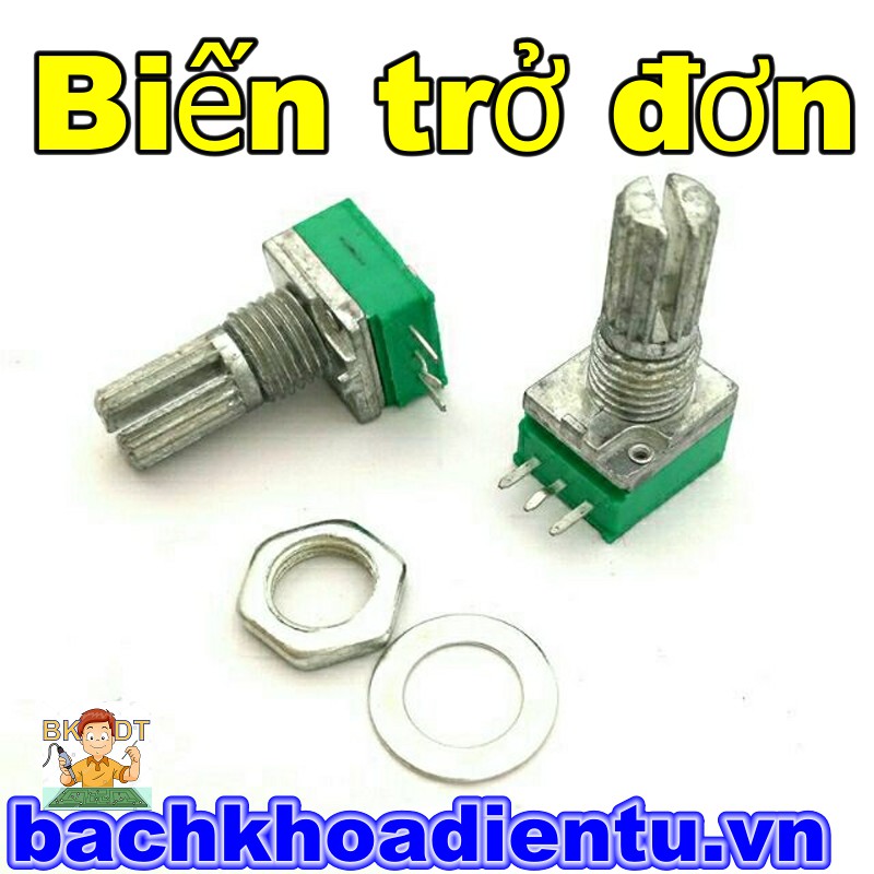Biến trở xanh đơn 3 chân.  ( 5 Cái )