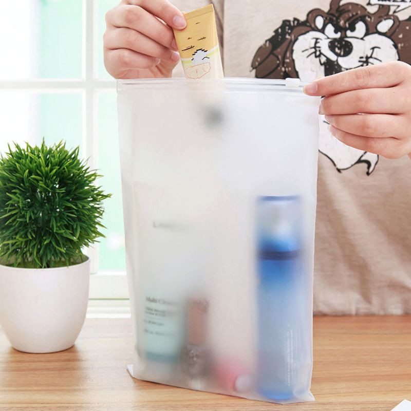 Túi đựng đồ, bảo quản đồ đạc lụa mờ khóa zip (z3)