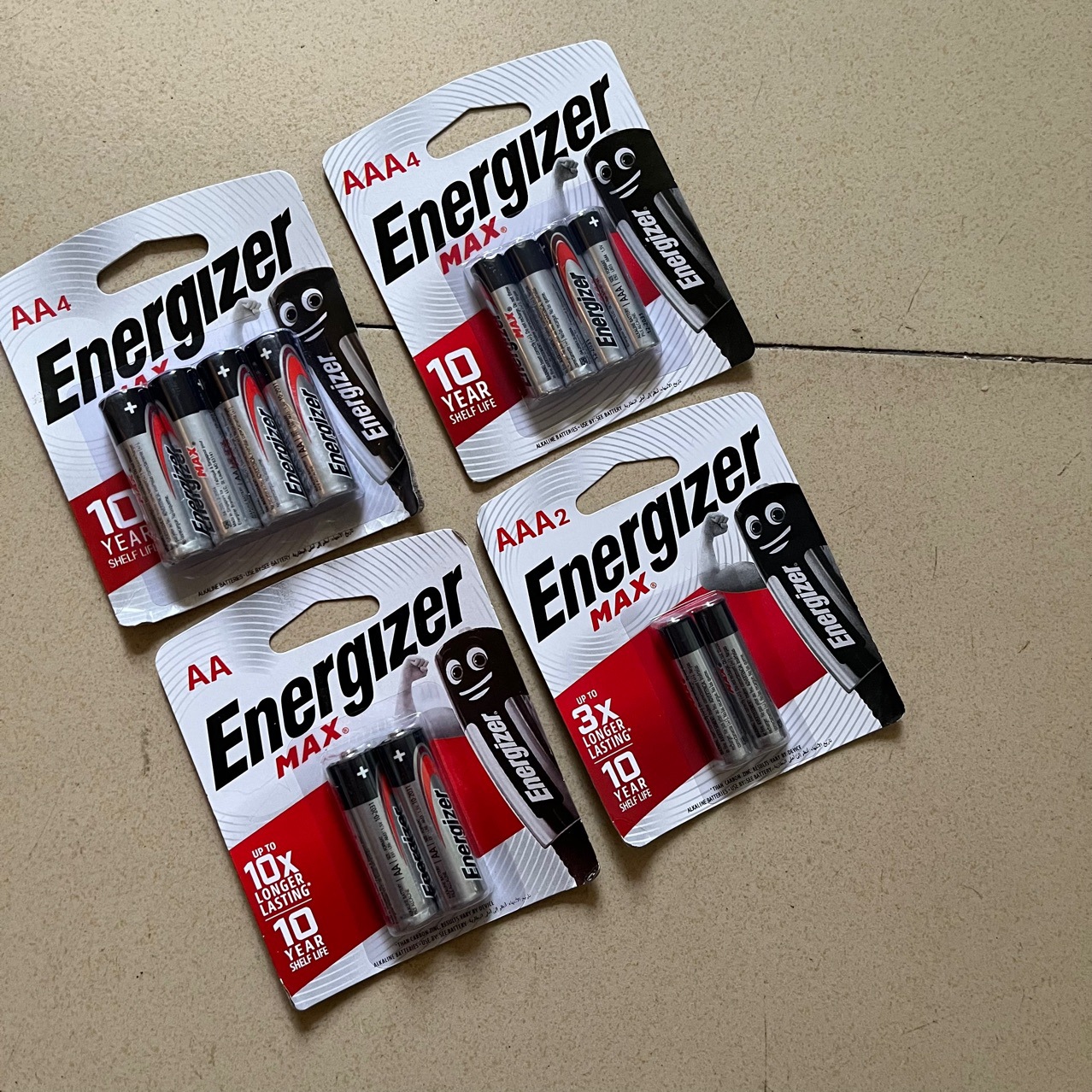 [4 viên] Pin Energizer MAX AA , AAA 1,5 V Siêu Bền - Hàng Chính Hãng