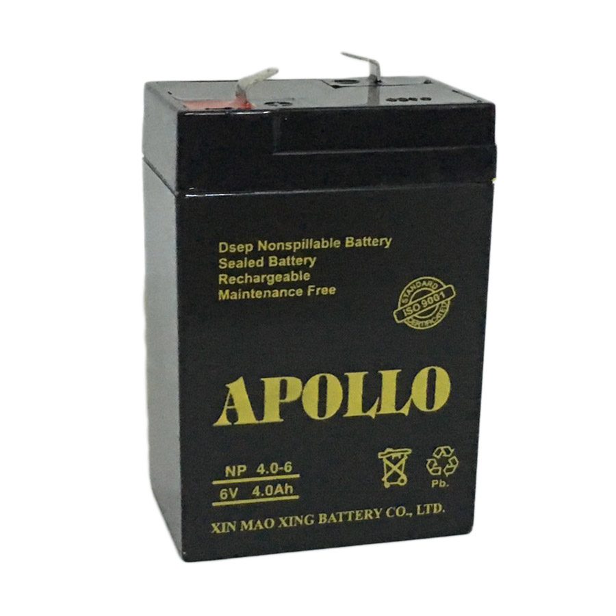[HCM]Bình Acquy Apollo 6V 4Ah