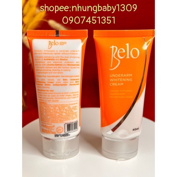 Kem Belo trắng da vùng nách (40ml)