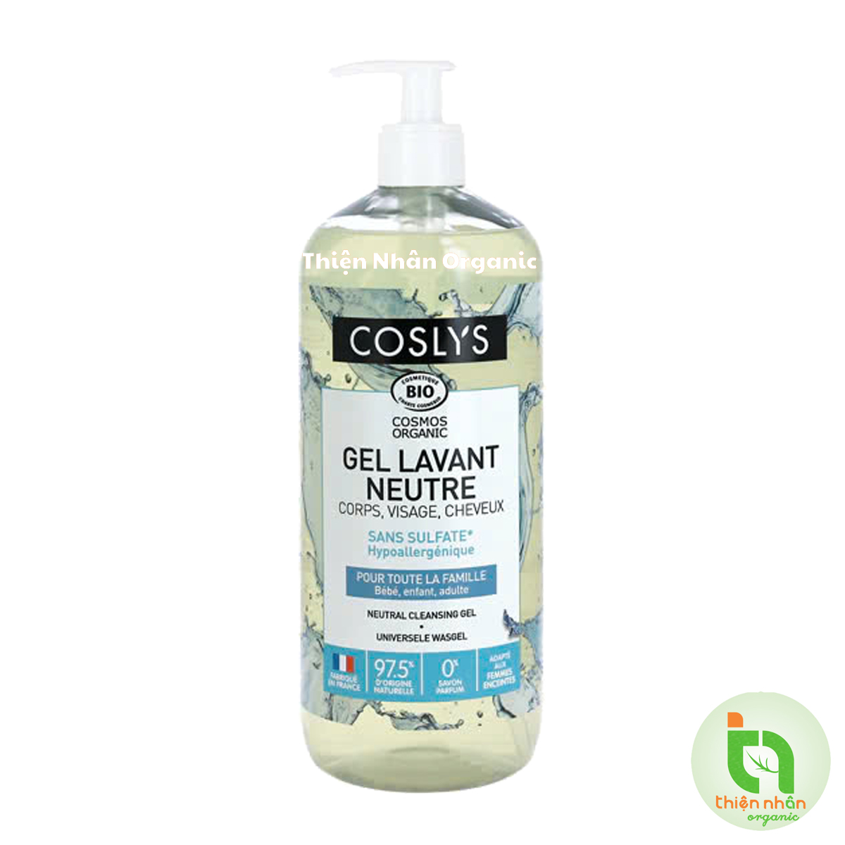 Dầu gội & Sữa tắm hữu cơ Coslys 250ml 500ml